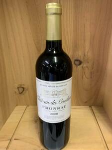 Chateau Carillon 2008 750 мл 13 % Fronsac Chateau du Carillon