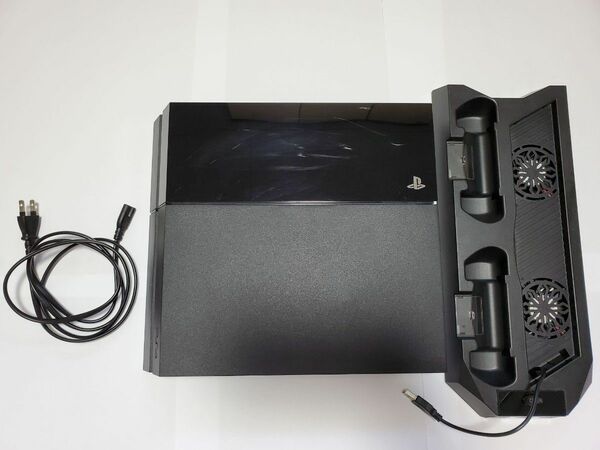 初期型　FW 9.00　PlayStation4 ブラック　CUH-1000A　難あり　縦置きスタンド付き