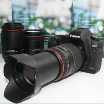 予備バッテリー付Canon EOS 5D mark II トリプルズーム_画像1