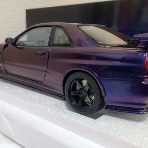 ☆Auto art☆1/18ニスモR34 GT-R Z-tune(ミッドナイトパープルⅢ)☆スカイライン☆77464☆オートアート・コンポジットダイキャストモデル☆の画像7