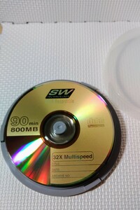 【希少品・新品・開封品】SW　TECHNOLOGY CD-R 800MB 90min 32X Multispeed　９枚入り　管E