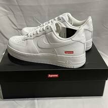 新品　25cm 新品国内正規品 Supreme Nike Air Force 1 Low White シュプリーム ナイキ エアフォース ロー ホワイト 白 US7_画像3