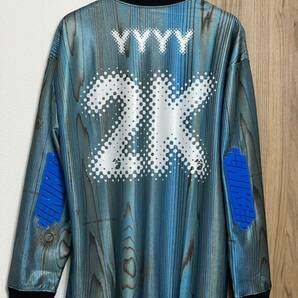 新品未使用 NIKE x OFF-WHITE Men’s JERSEY IMPERIAL BLUE DN1701-411 Lサイズ ナイキオフホワイト サッカーシャツ ジャージの画像2