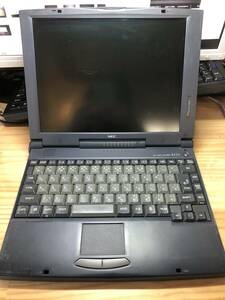 NEC PC-9821Ls150/S14 modelD ノートパソコン本体部のみ 動作確認済みジャンク品