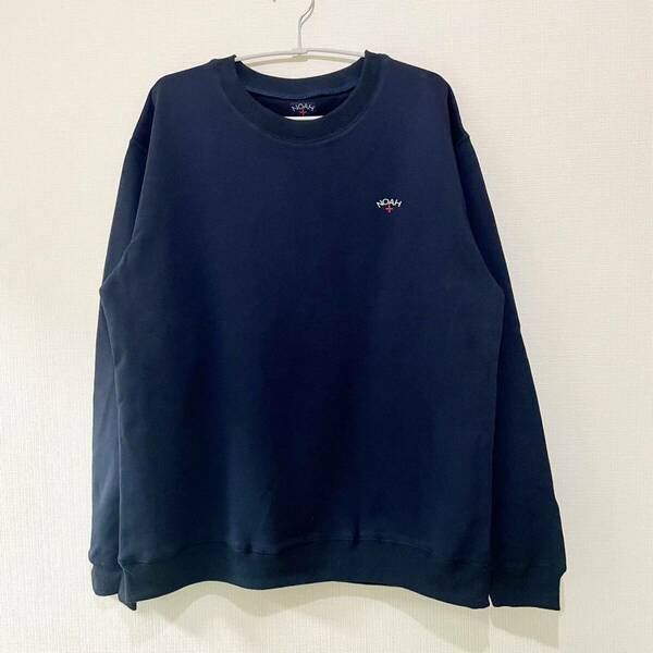 NOAH NYC スウェット Lサイズ ノア SWEAT ネイビー