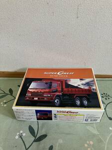 1 jpy rare rare Aoshima FUSO Mitsubishi Fuso Super Great dump 1/32 big custom truck series plastic model collection 