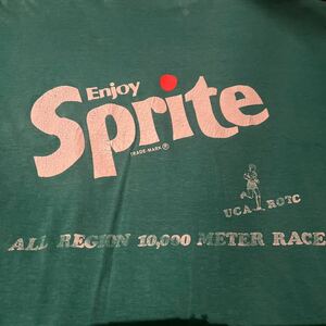 70s 80s Vintage футболка sp светло-зеленый зеленый короткий рукав футболка America б/у одежда M размер степень 