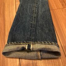 60's Levi's 505-551zxx wネーム 濃紺 鬼ヒゲ ハチノス 刻印K オリジナル xx 以降 BIG E 66前期後期 赤耳ハチマル前ヴィンテージビンテージ_画像8