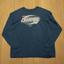 ☆USA古着卸 XLサイズ Reebok リーボック 2009 SUPER BOWL NFL AFC Champions インディアナポリス コルツ プリント 長袖 Tシャツ ロンT_画像1