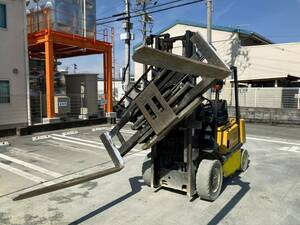 スミトモエール　forklift　回転フォーククランプ　マスト3M 2tonne　住友エール　希少