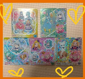 ■□わんだふるぷりきゅあ プリキュア キラキラシール 5枚セット 丸美屋 カレー□■