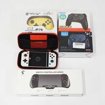 ゲームコントローラー 5点まとめ USED美品 未開封品有 Switch スマホ対応 有線 ワイヤレス 一体型 中古 動作未確認 【ジャンク】 V0271_画像1