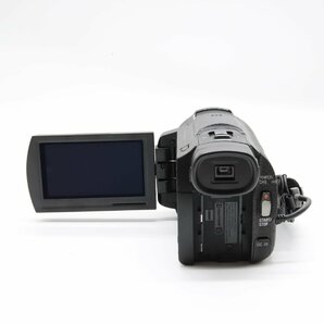 【ほぼ新品】SONY 4Kビデオカメラ Handycam FDR-AXP35 ブラック 光学10倍 FDR-AXP35-Bの画像3