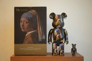 ★【BE@RBRICK Johannes Vermeer「Girl with a Pearl Earring」100％ & 400％】ベアブリック、フェルメール
