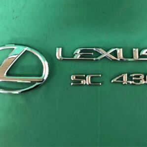 ソアラ UZZ40 LEXUS SC430 リア メッキ エンブレム 40 ②