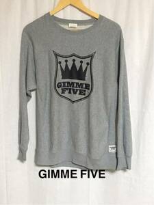 GIMME FIVE ギミファイブ プリントトレーナー c-106g