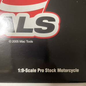 ACTION Mactools 2005 Pro stock BIKE 1/9 未開封 NHRA ドラッグの画像3