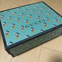 新品 GUCCI Disney コラボ スニーカー 7 1/2 26.5cm グッチ ディズニー ミッキー アイボリー_画像8