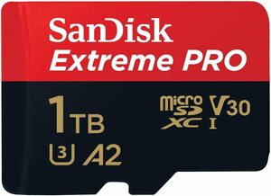 新品 未使用品 !! SanDisk Extreme Pro microSDXC 1TB サンディスク　エクストリームプロ 