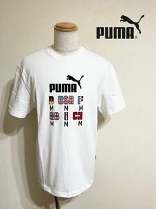 【新品】 PUMA THE NEVERWORN GRAP TEE プーマ クルーネック Tシャツ トップス USサイズM 半袖 白 533479 02