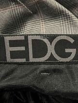 人気！ EDWIN GOLF エドウィン ゴルフ EDG002 スリム テーパード ストレッチ ゴルフパンツ チェック グレー系 Lサイズ メンズ 新規×_画像5