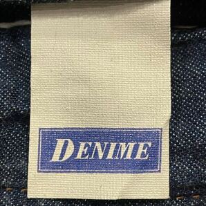 大人気モデル！ 1円〜 Denime ドゥニーム DENIM JACKET デニムジャケット Gジャン 507 type 2nd レインボーステッチ Lサイズ ○ 新規×の画像9