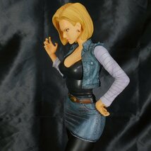 ◆ドラゴンボール◆人造人間18号（BLUE Ver.)◆1/4◆ミニスカ◆タイツ◆完成品フィギュア◆スタチュー◆海外限定◆_画像3