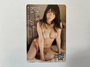 未使用クオカード500☆神谷えりな・仮面女子☆ヤングチャンピオン2018♪