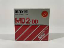 ◆ maxell マクセル MINI-FLOPPY DISK MD2-DD 5インチ フロッピーディスク 5枚 ケース付 ◆_画像4