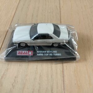 [ unopened ]REAL-X Nissan Skyline RS iron mask 2 door white DR30 NISSAN SKILINE old car 