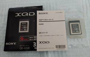 ソニー XQDメモリーカード◆QD-G32E◆32GB完動美品