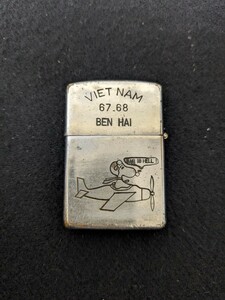 ●ZIPPO ジッポ オイルライター スヌーピー柄『ベトナム戦争 ベンハイ VIETNAM BENHAI』