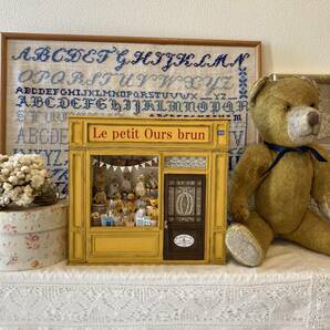 *handmade miniature teddy bear & display shop set*の画像10