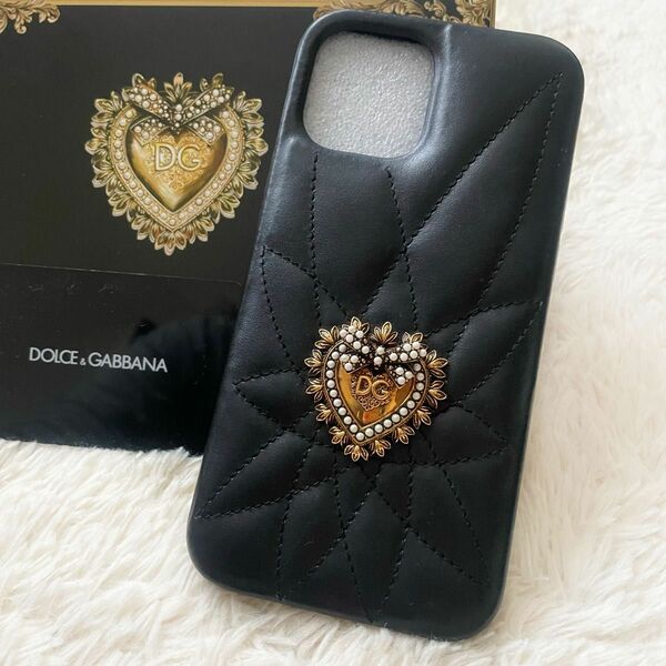 極美品　ドルチェ&ガッバーナ　iPhone12 スマホケース　ディポーション　Dolce & Gabbana DEVOTION