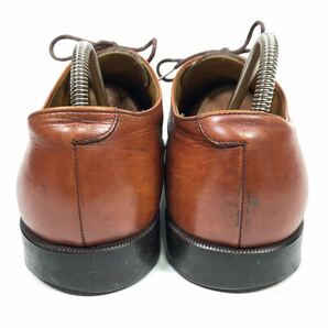 【リーガル】本物 REGAL 靴 25cm 茶 ストレートチップ ビジネスシューズ 内羽根式 本革 レザー 男性用 メンズ 25 EEの画像3