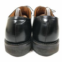 【リーガル】本物 REGAL 靴 26cm 黒 プレーントゥ ビジネスシューズ 外羽根式 本革 レザー 男性用 メンズ 日本製 26_画像3