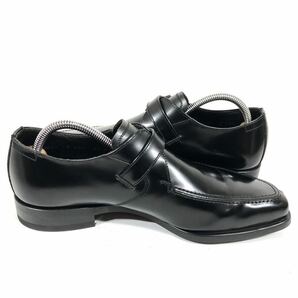 【リーガル】本物 REGAL 靴 25cm 黒 モンクストラップ ビジネスシューズ 本革 レザー 男性用 メンズ 25 bの画像7