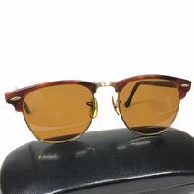 【レイバン】本物 Ray-Ban サングラス B&L ボシュロム CLUBMASTER Ⅱ クラブマスター 2 W1117 ブラウン メンズ レディース USA製 送料520円_画像10