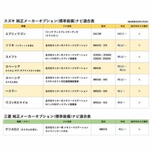 スペーシア 99098-53U34-P14 CN-HZ895ZA 純正 ディーラーオプション ナビ 全方位モニター装着車 走行中テレビ視聴 ナビ操作 テレビキット_画像4