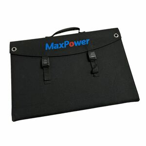 MaxPower ソーラーパネル 折りたたみ式ソーラーパネル WL100 出力100W 防災 アウトドア 発電 非常用電源 マックスパワー