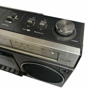 ソニー ラジカセ CF-6300 SONY ジャンク 昭和レトロ アンティーク FM/AMラジオ ステレオカセットレコーダー の画像8