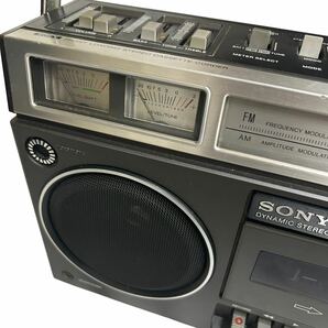 ソニー ラジカセ CF-6300 SONY ジャンク 昭和レトロ アンティーク FM/AMラジオ ステレオカセットレコーダー の画像7