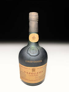 ■古い時代物香港免税向けHK HONGKONG HKDNP クルボアジェ Courvoisier NAPOLEON ナポレオン 古酒旧酒従価特級オールドボトルレトロ