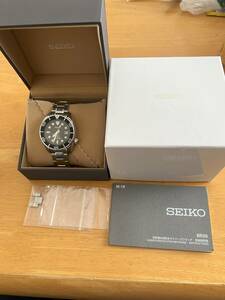 中古　美品　SEIKO プロスペック　メカニカル自動巻き　パワーリザーブ　約70時間　6R35 M-18 