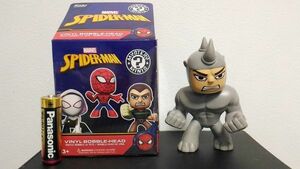 新品 スパイダーマン ミステリーミニ ライノ フィギュア ボブルヘッド 首振り ファンコ メディコムトイ Spider-Man Funko 3Oap-2