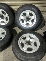 ハイエース　バリ山　ほぼ未使用　タイヤホイール4本セット　195/80R 15 15×6.5J タイヤセット _画像5