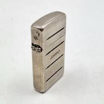 ZIPPO スリム オイルライター ジッポ BRADFORD PA LIGHTER ライター シルバー 着火未確認 喫煙具 made in USA 【3898】_画像5