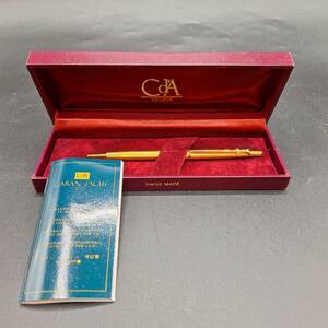 カランダッシュ CARAN d'ACHE ボールペン ゴールドカラー 箱付き 筆記用具 保管品 ゴールド【4232-3】