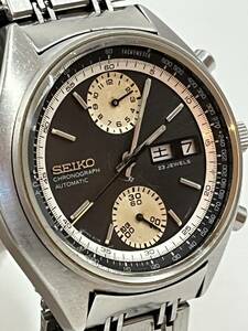 稼働　SEIKO　CHRONOGRAPH AUTOMATIC セイコークロノグラフ オートマティック　美品　6138-3000　【4058】