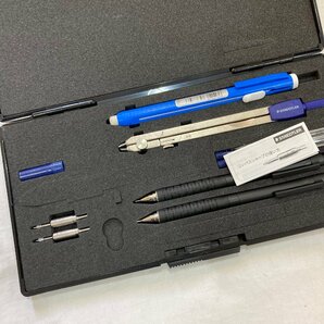 中古 ●ステッドラー/STAEDTLER● DRAWING Instrument ケース入り 製図用具 コンパス シャーペンの画像3